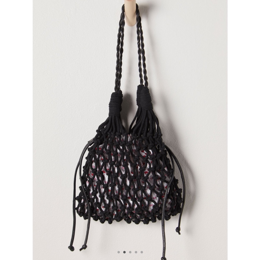 NWT FREE PEOPLE Daily Shoulder Bag Ash Black NEW Handbag Purse $58 Retail - Picture 5 of 6